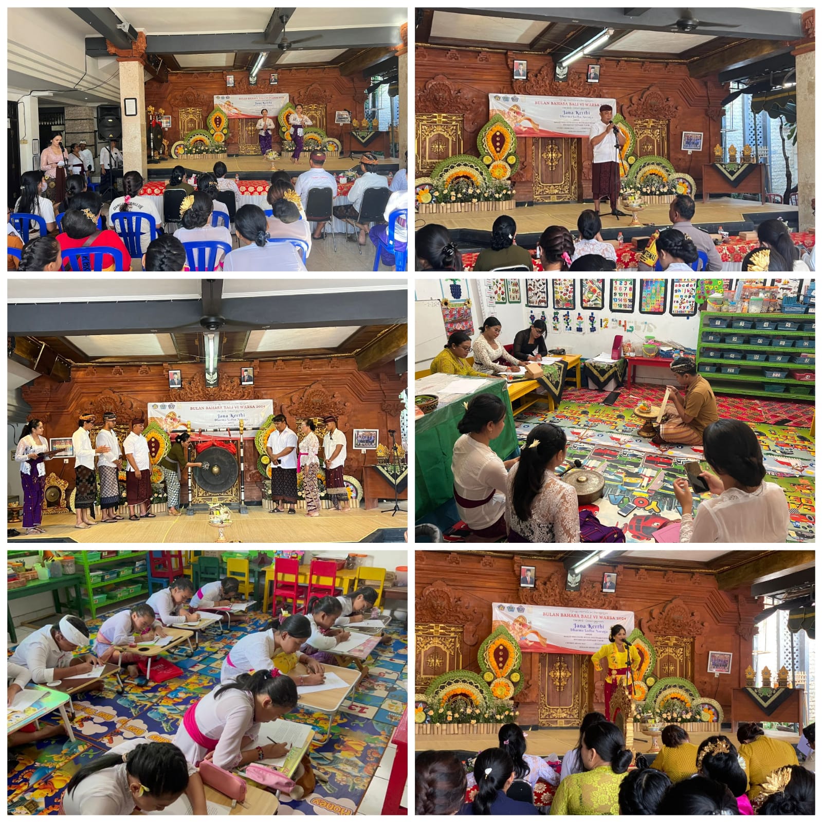 Pelaksanaan Lomba Bulan Bahasa Bali Kelurahan Kesiman