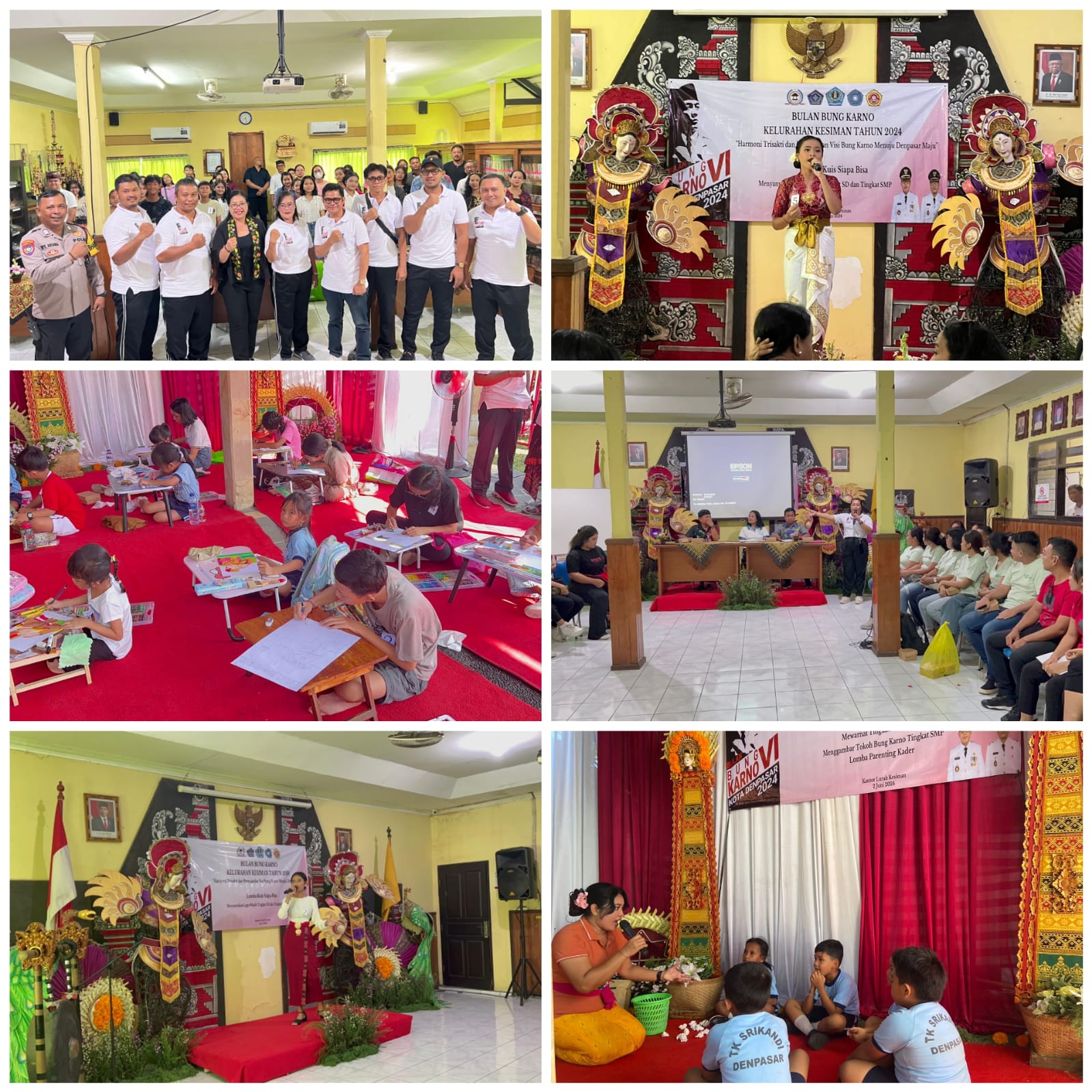 Pelaksanaan Lomba Bulan Bung Karno Kelurahan Kesiman