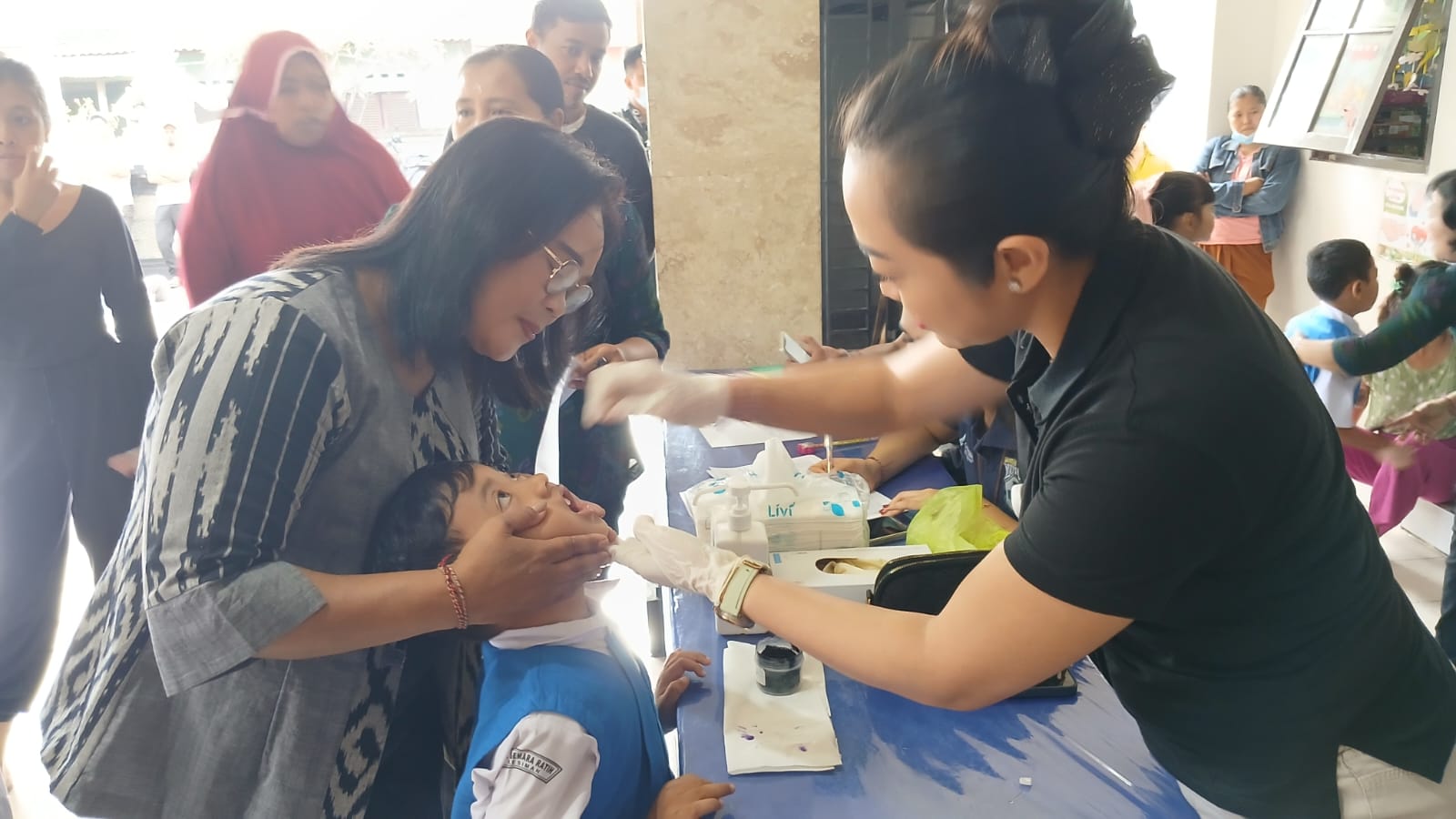 PIN Polio Tahap II di Kelurahan Kesiman