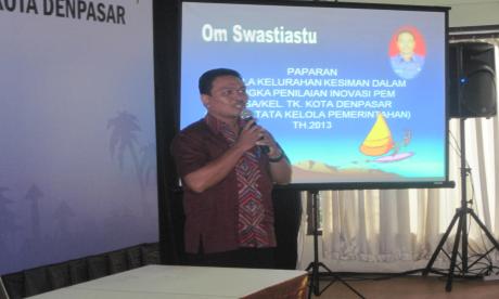 KELURAHAN KESIMAN MERAIH NOMINASI TATA KELOLA PEMERINTAHAN DI KOTA DENPASAR