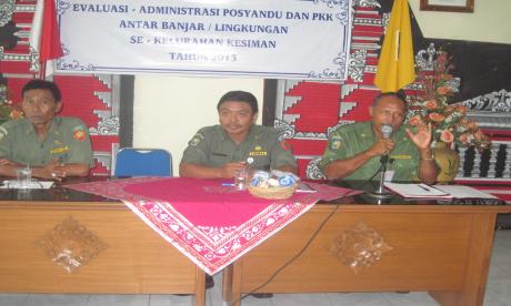 PEMBINAAN LOMBA KELURAHAN DARI TIM KOTA DENPASAR