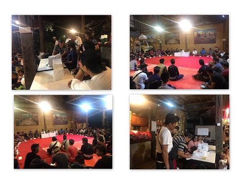 RAPAT KRITERIA PENILAIAN LOMBA PARADE OGOH-OGOH 2020