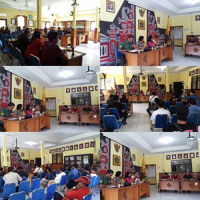 RAPAT PERSIAPAN PELAKSANAAN PARADE OGOH-OGOH DI BIDANG KEAMANAN DAN KEBERSIHAN