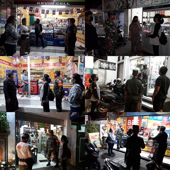GIAT PATROLI PEMANTAUAN JAM OPERASIONAL USAHA DI WILAYAH KELURAHAN KESIMAN